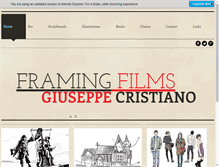 Tablet Screenshot of giuseppecristiano.com